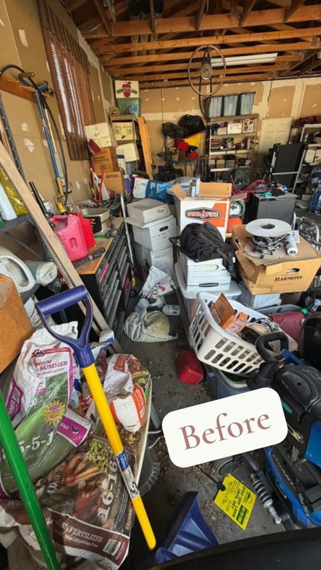 Garage before an organization project